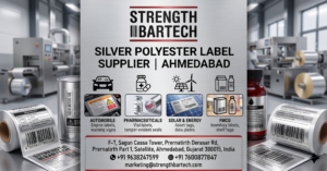 Silver Polyester Label Supplier in Ahmedabad